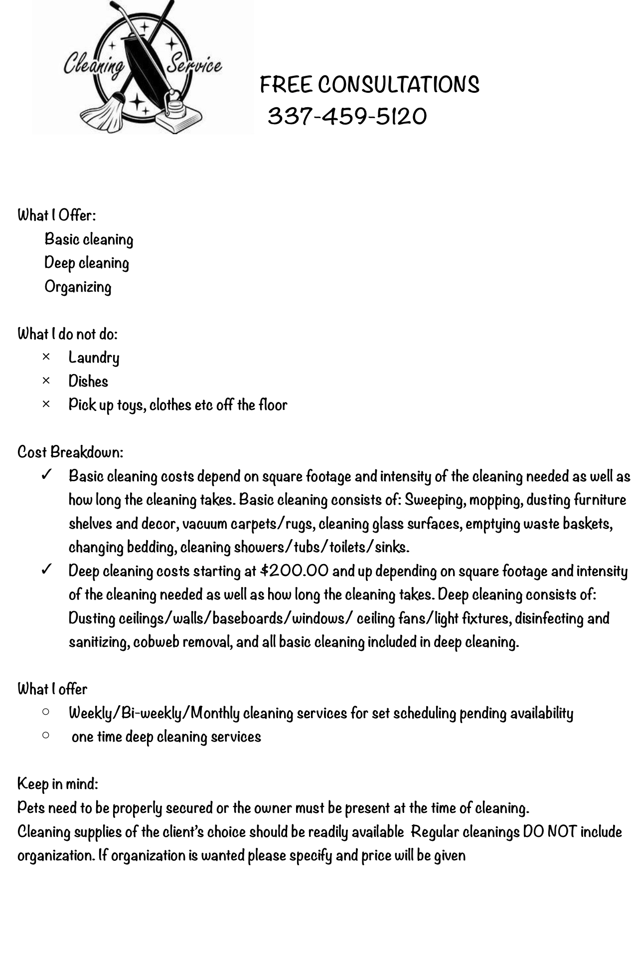 Avatar for Cleaning Service