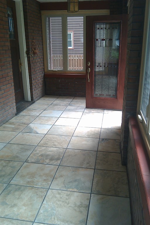 Completely gutted and Remodeled Porch