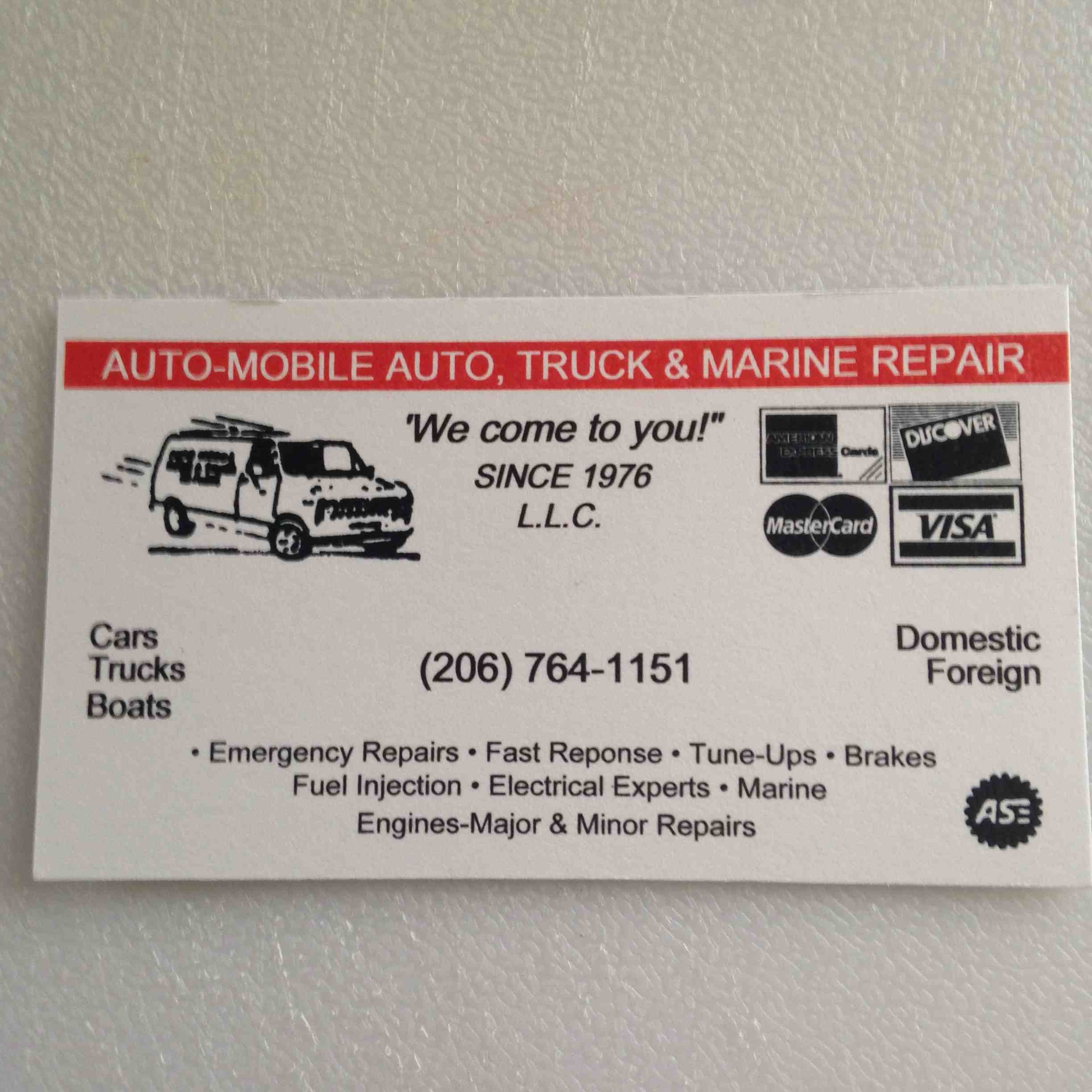 AUTO MOBILE AUTO & TRUCK RPR logo