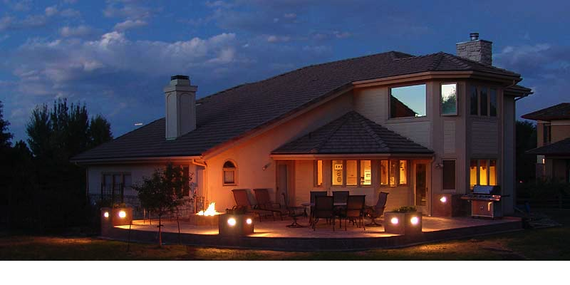 Paver Patio & Lighting