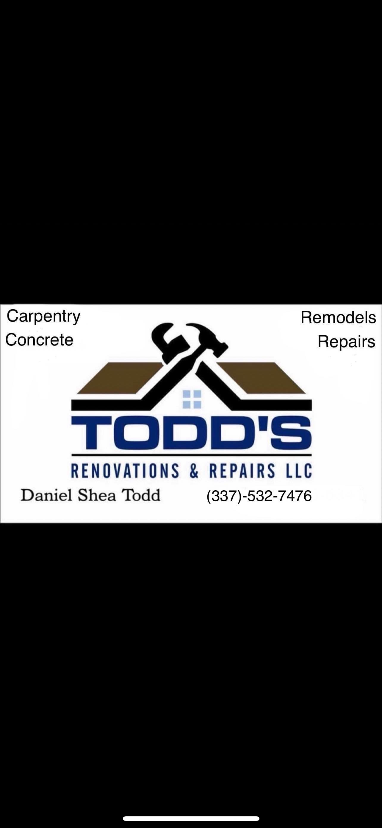 Avatar for Todd’s Renovations & Repairs LLC