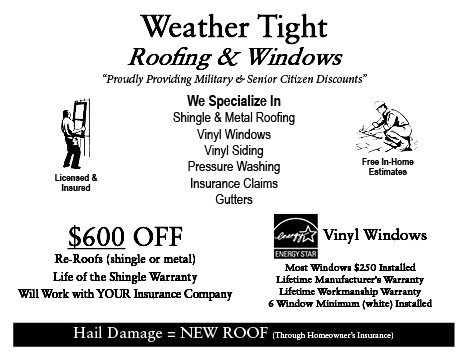 Weather Tight Roofing & Windows logo