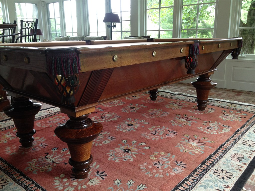 Antique Pool Table Install