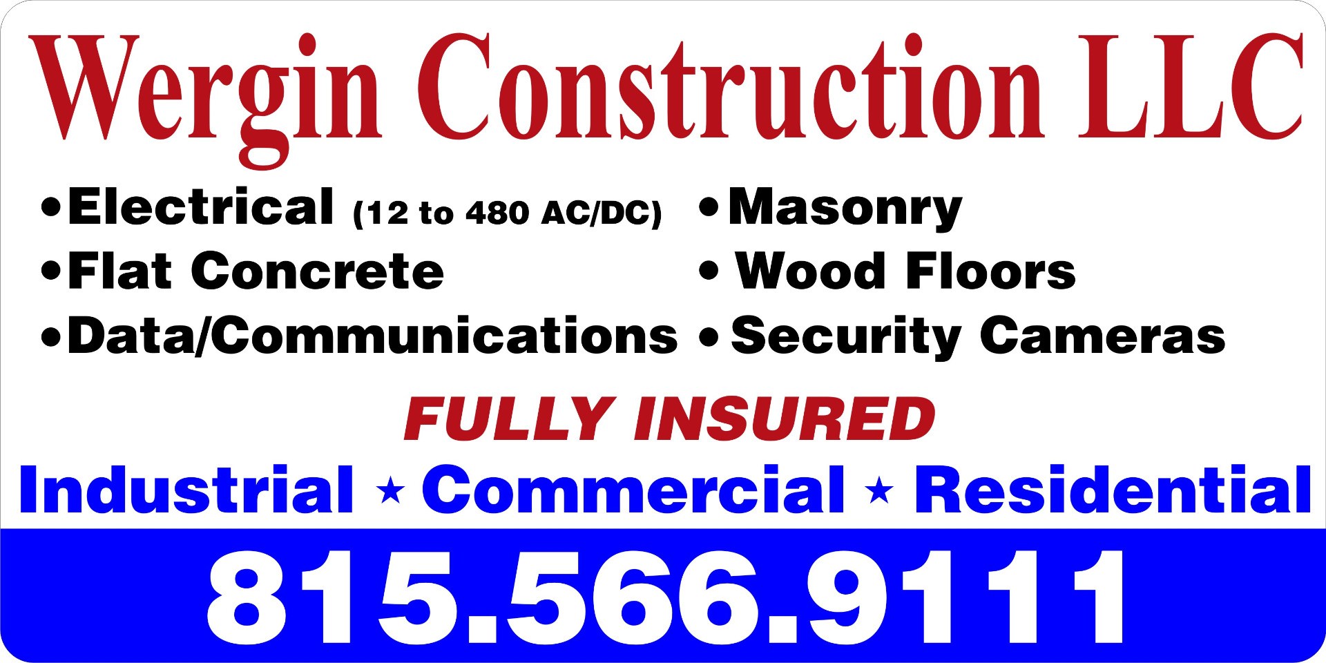 Wergin Construction llc logo