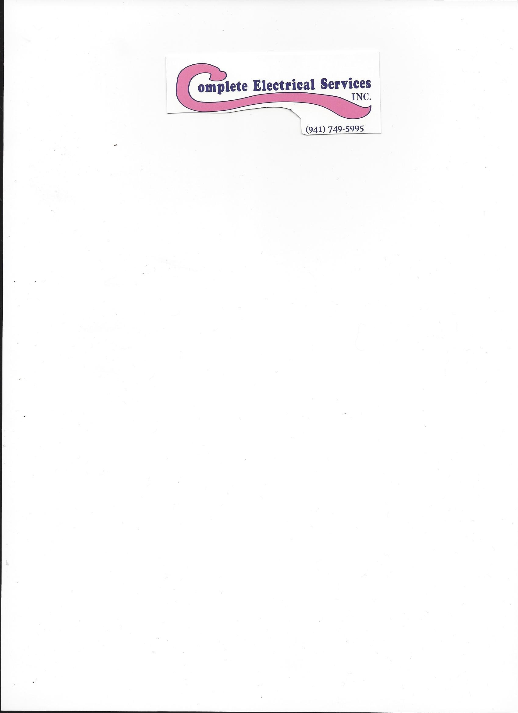 Avatar for COMPLETE ELECTRICAL SVC INC