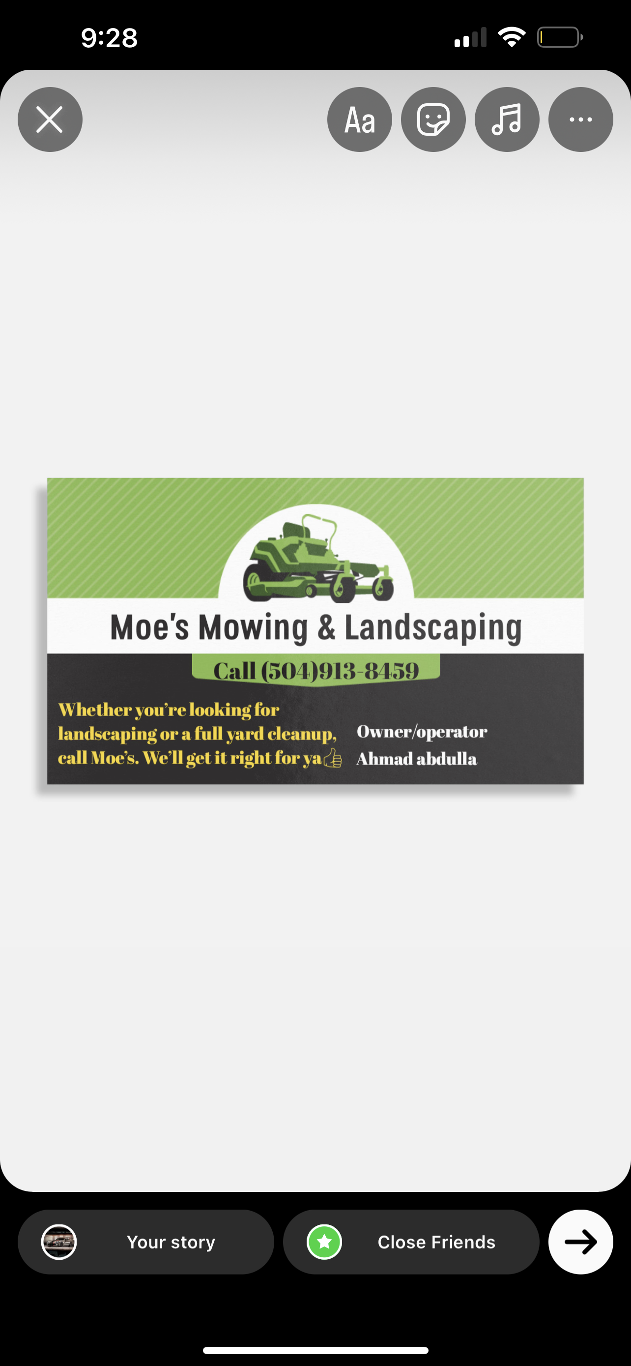 Avatar for Moe’s Mowing & Landscape LLC