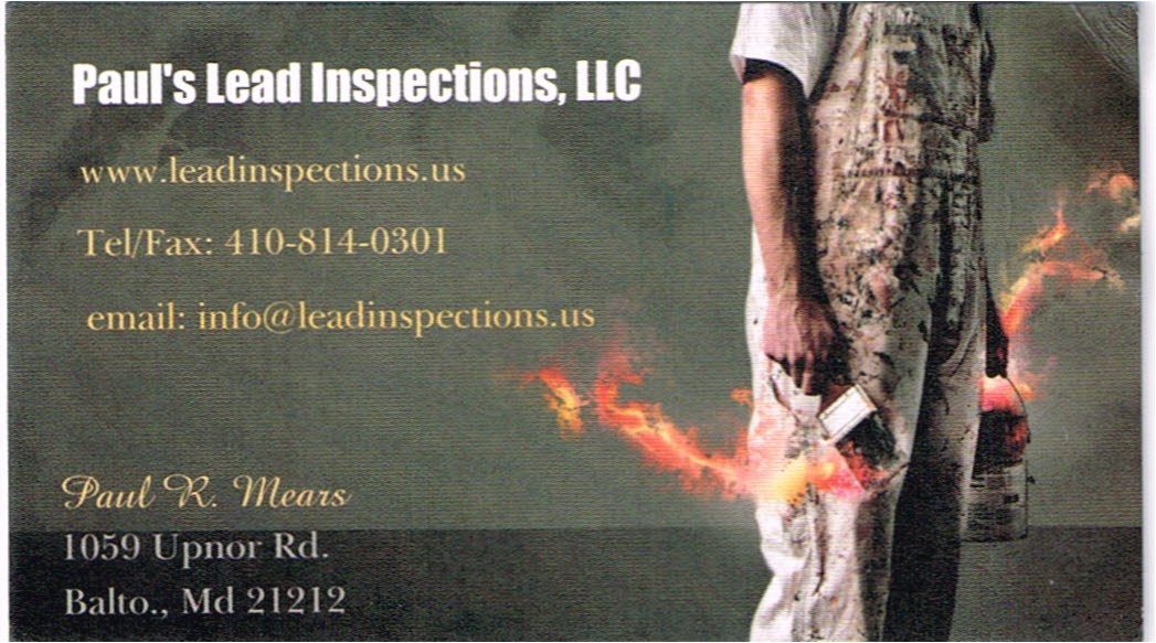 Paul's Lead Inspections, LLC logo