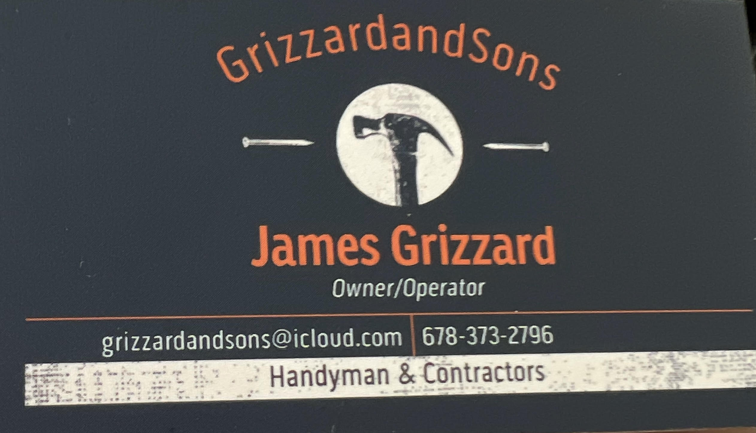 Grizzard and Sons handyman and contractors logo