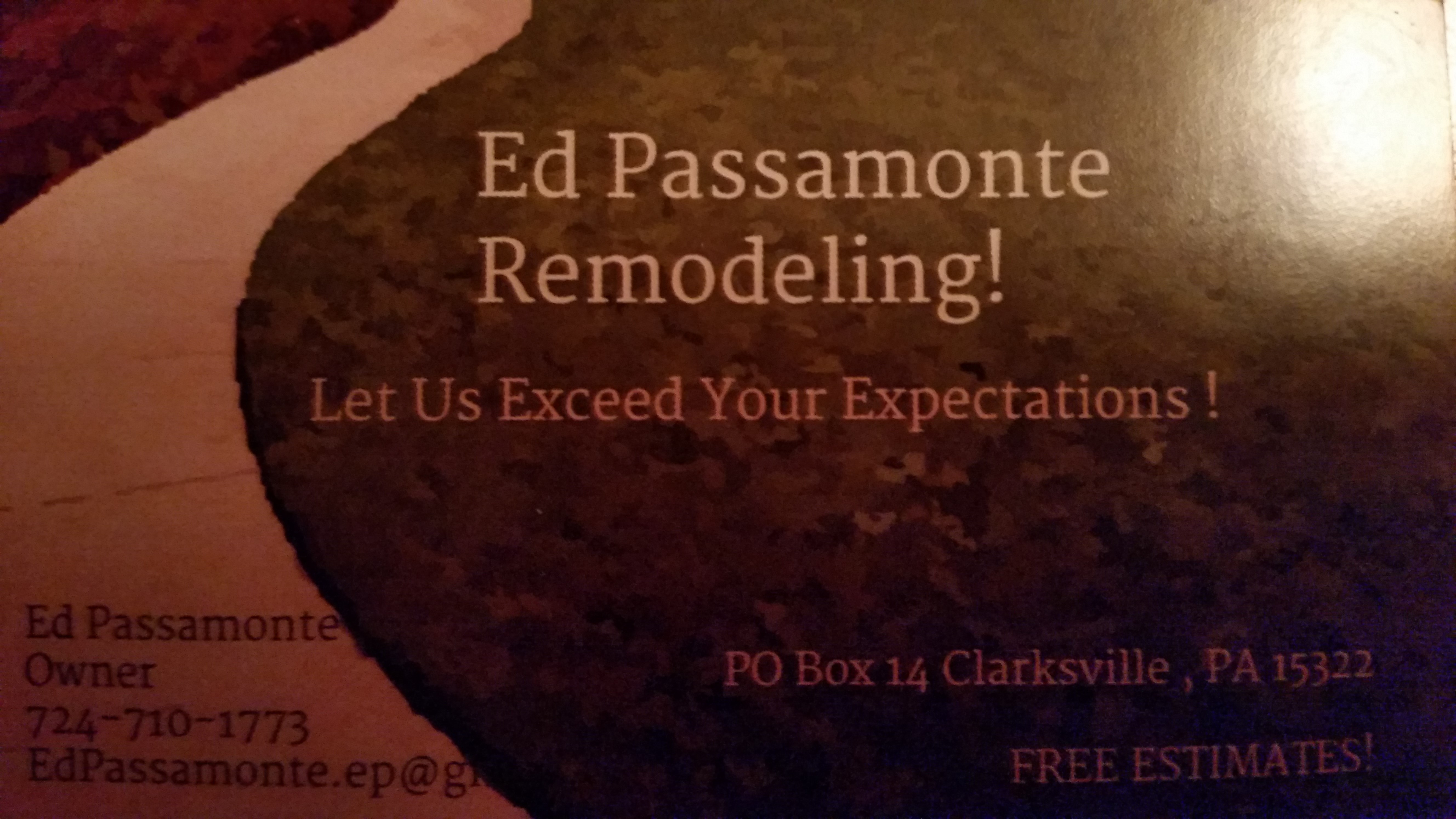 Ed Passamonte Remodeling logo
