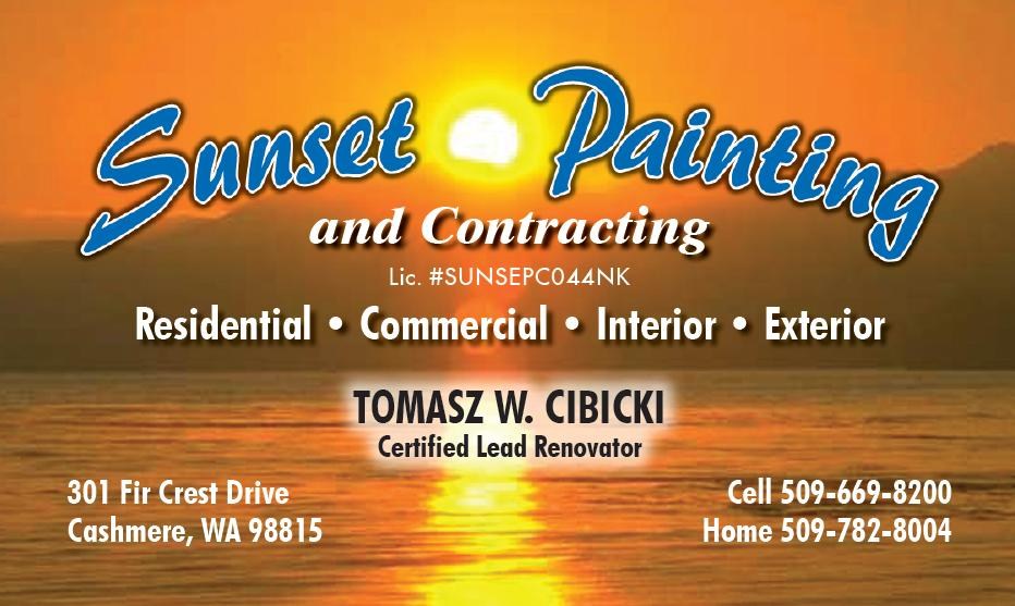 SUNSET PAINTING & CONTRACTING logo