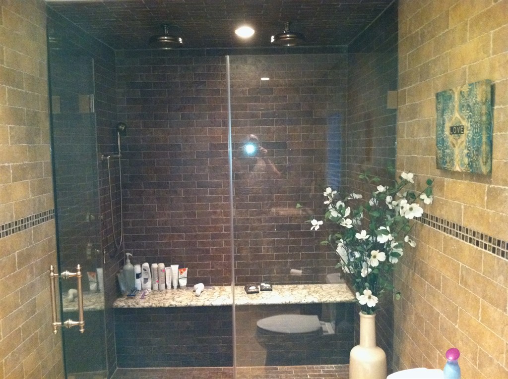 Master shower