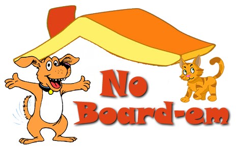Logo for No Board-em Pet Services, LLC