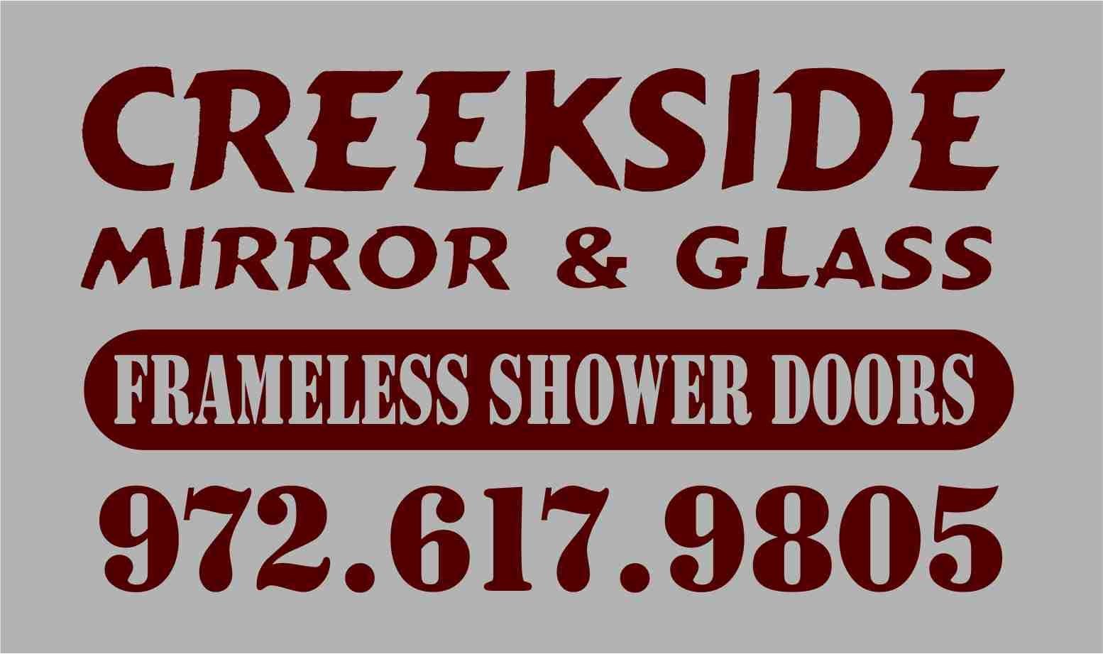 Logo for CREEKSIDE MIRROR AND GLASS, LLC
