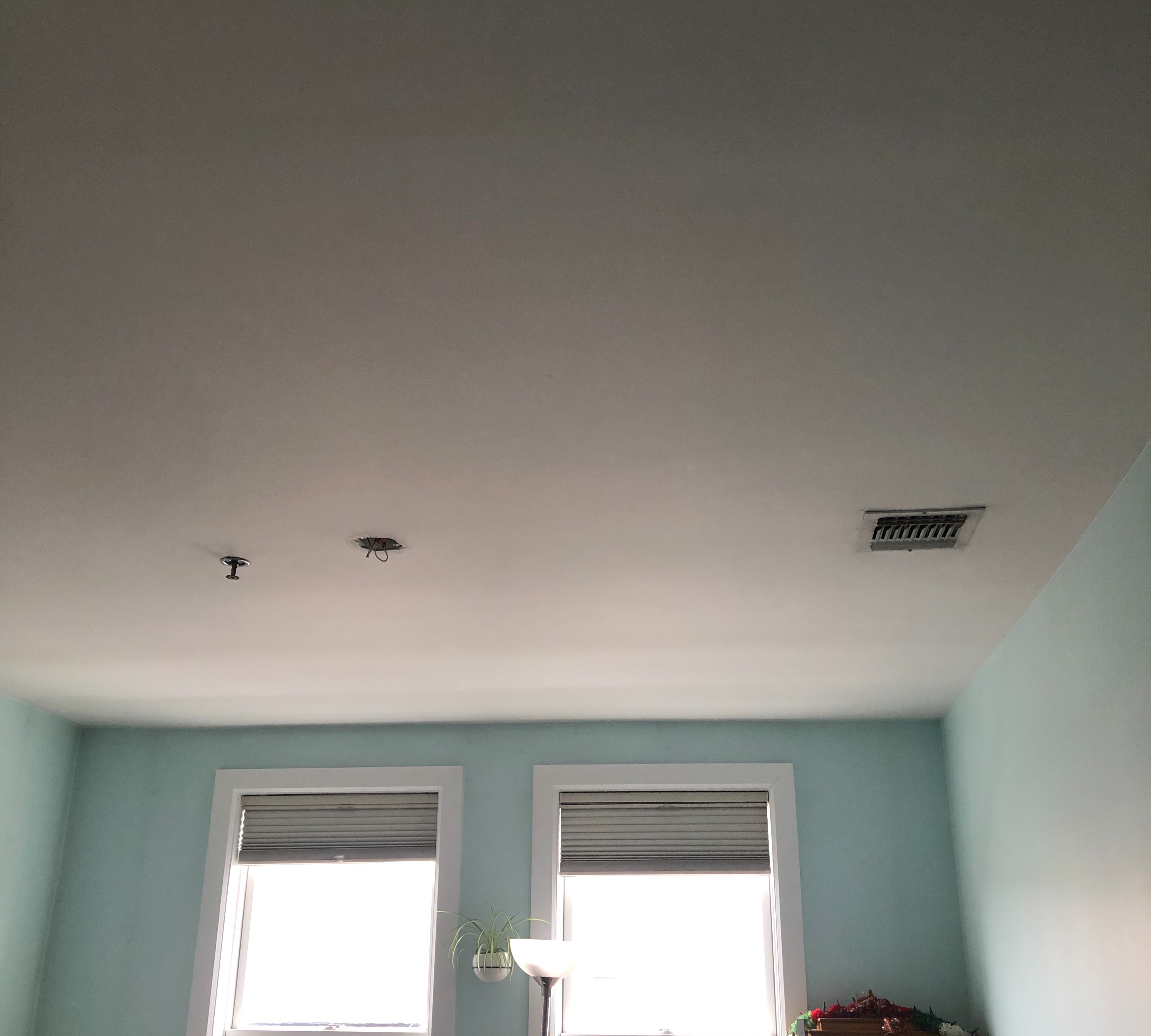 Behr Ceiling Paint Streaking Shelly Lighting