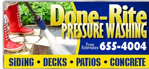 Logo for Done Rite Pressure Wash