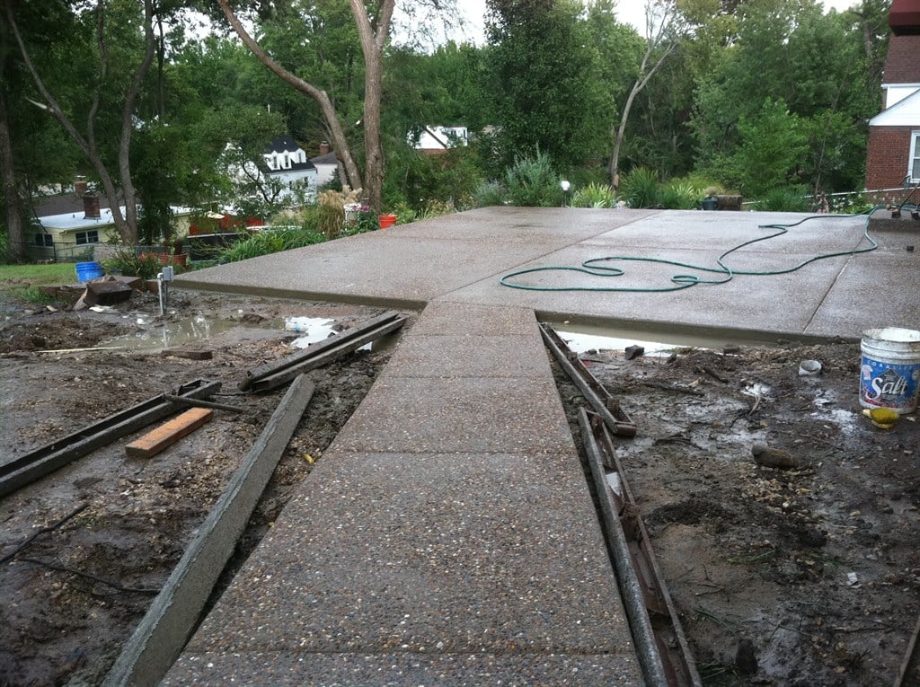 Exposed Aggregate Patio