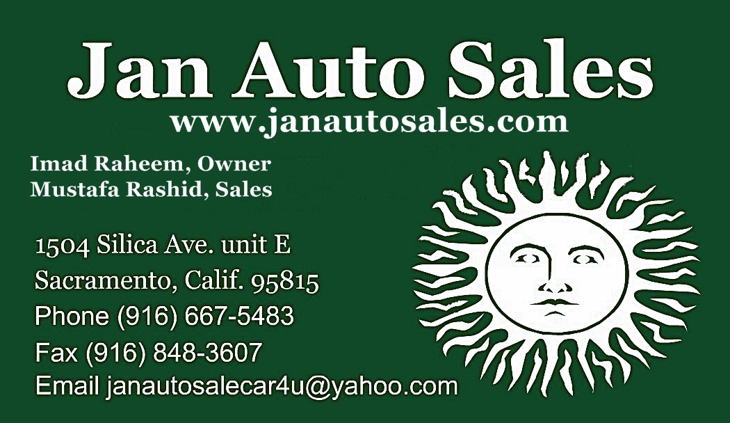 Logo for Jan Auto Sales