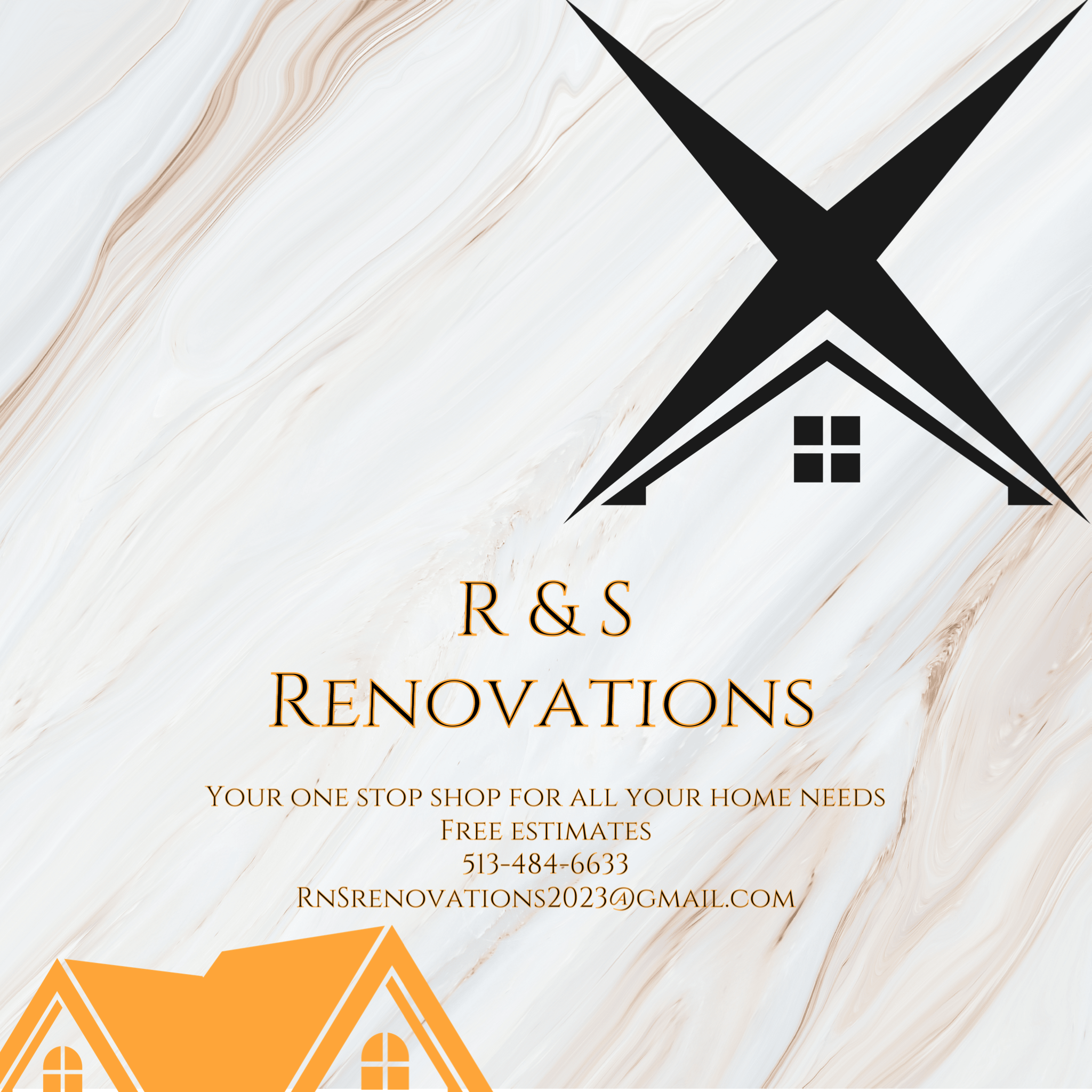 Logo for R&S renovations