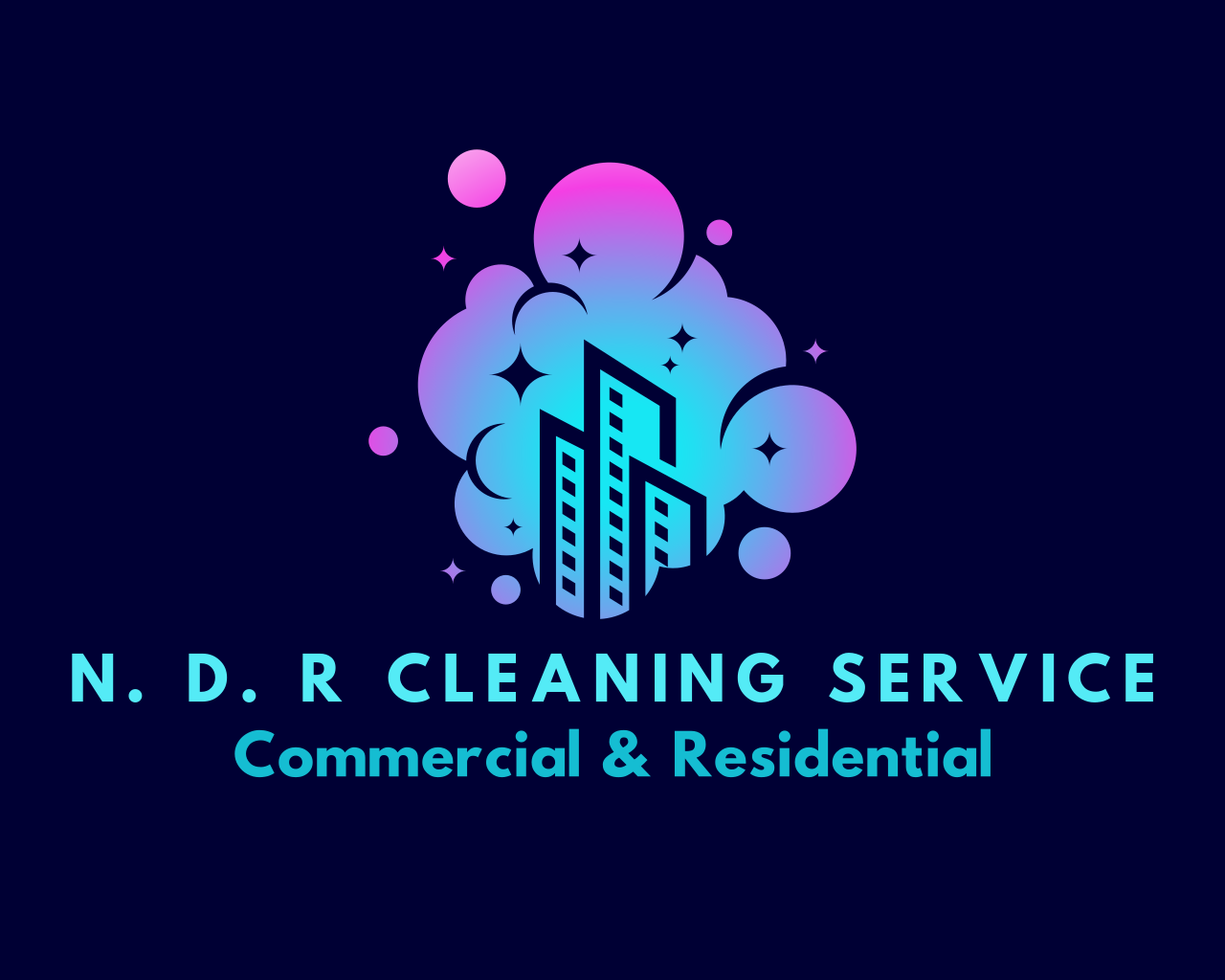 Logo for N.D.R Cleaning Business