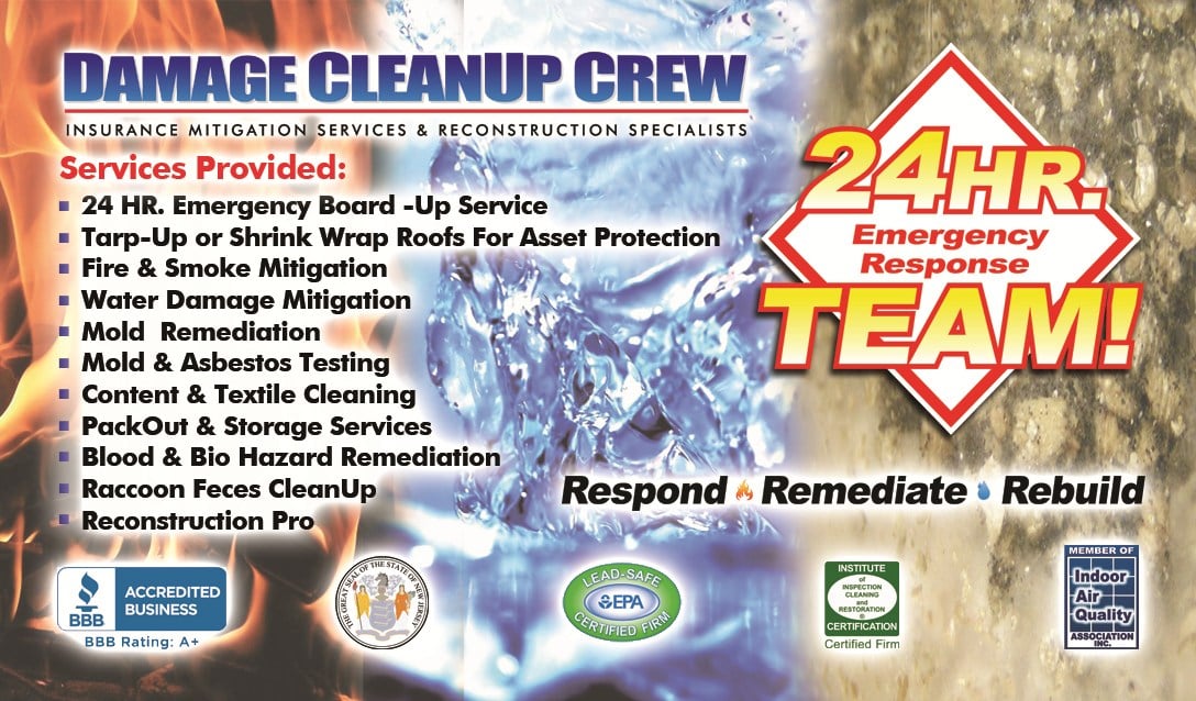 Damage Clean Up Crew & Construction LLC logo