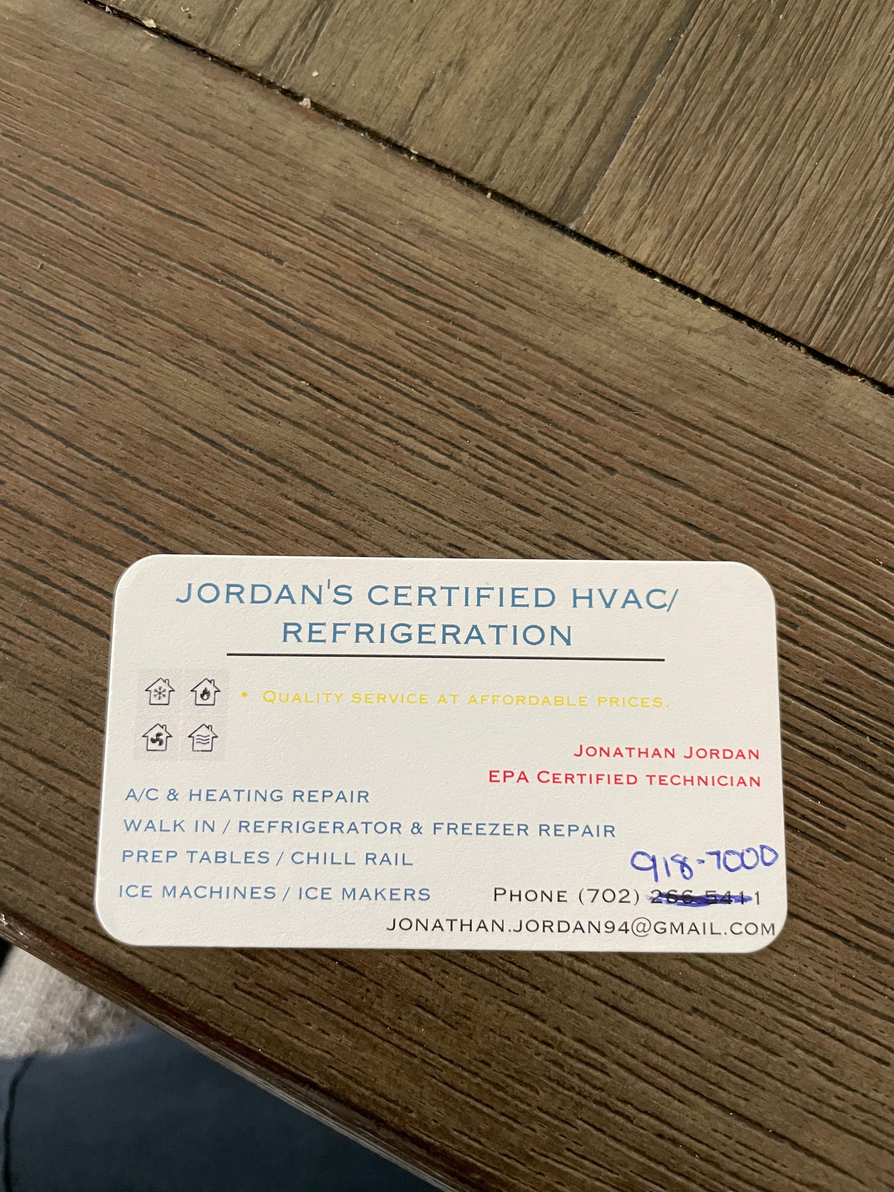 Avatar for Jordans certified HVAC/R