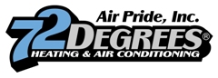 Logo for 72 Degrees Heating And Air Conditioning