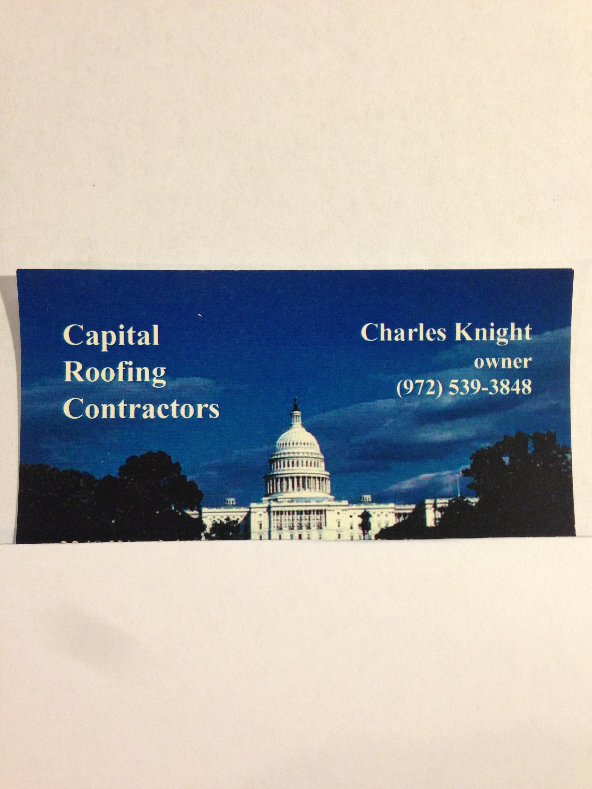 CAPITAL ROOFING CONTRACTORS logo
