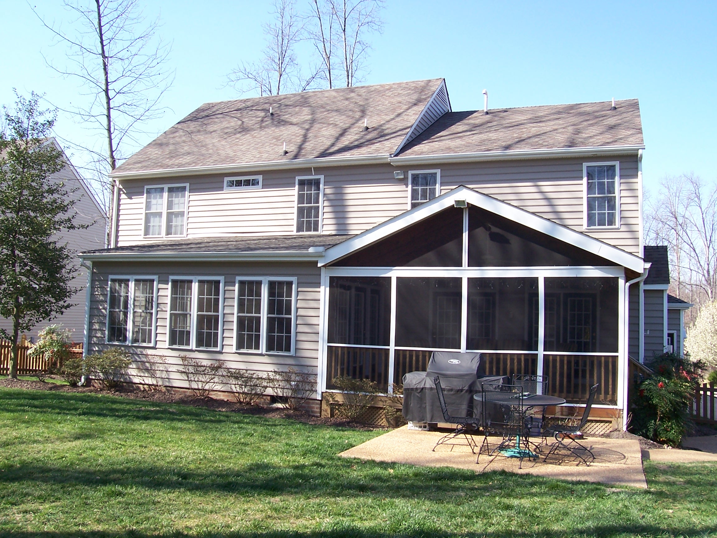 Addition & Screened Porch