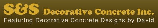 Logo for S & S Decorative Concrete Inc