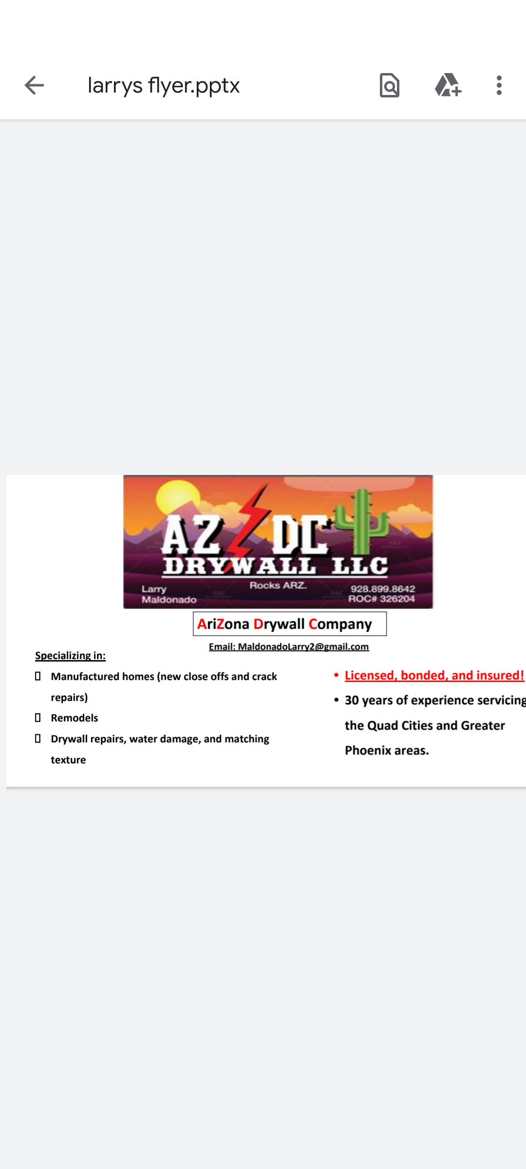 Avatar for Az Dc drywall