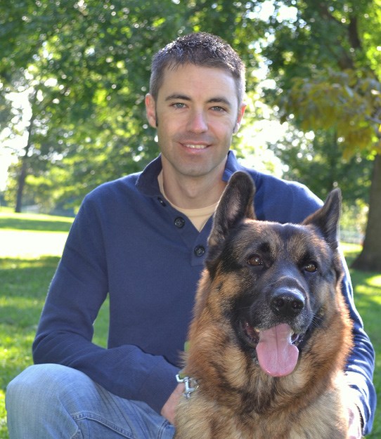 Kevin Sadeski with Brutus