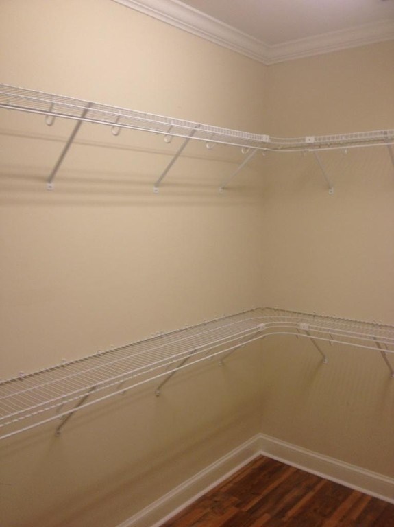 Before...the wire shelves