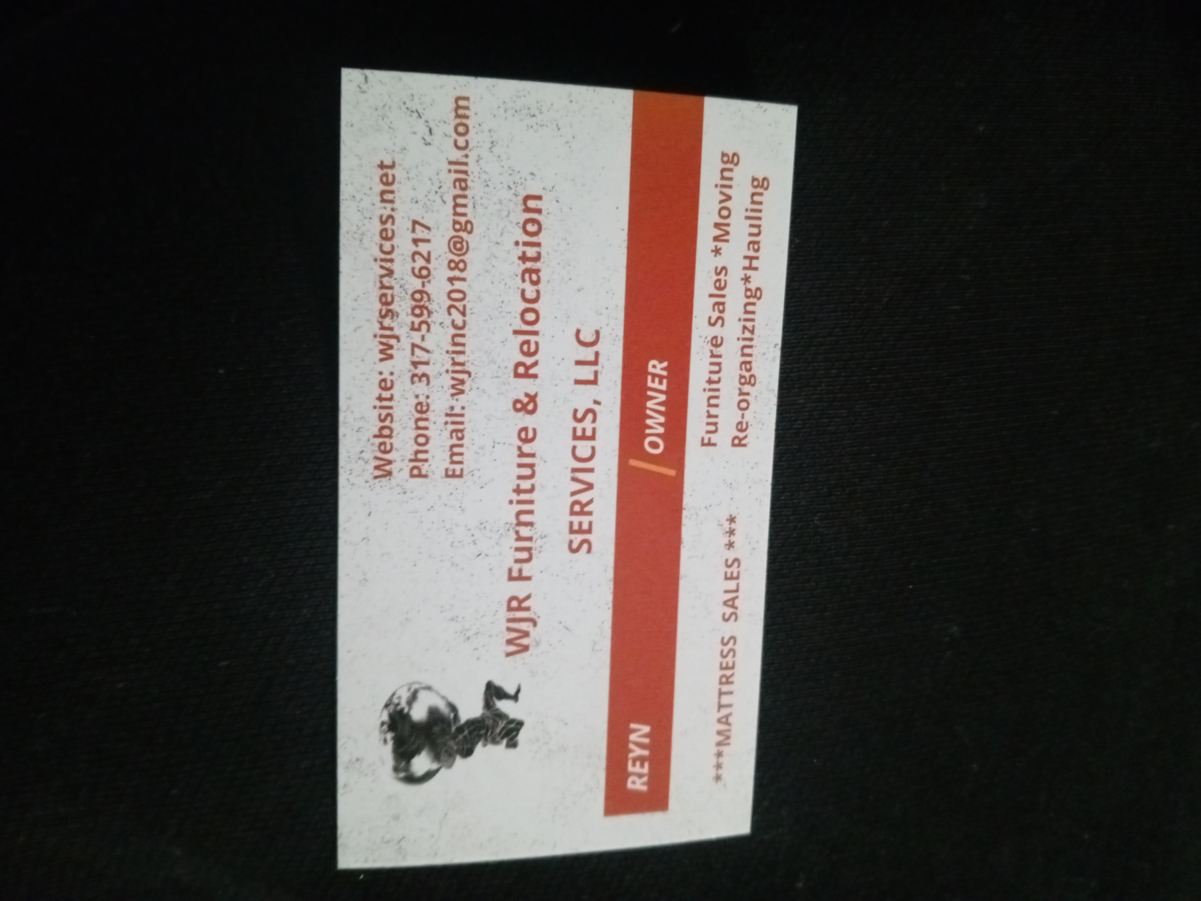 WJR Furniture and Relocation Services logo