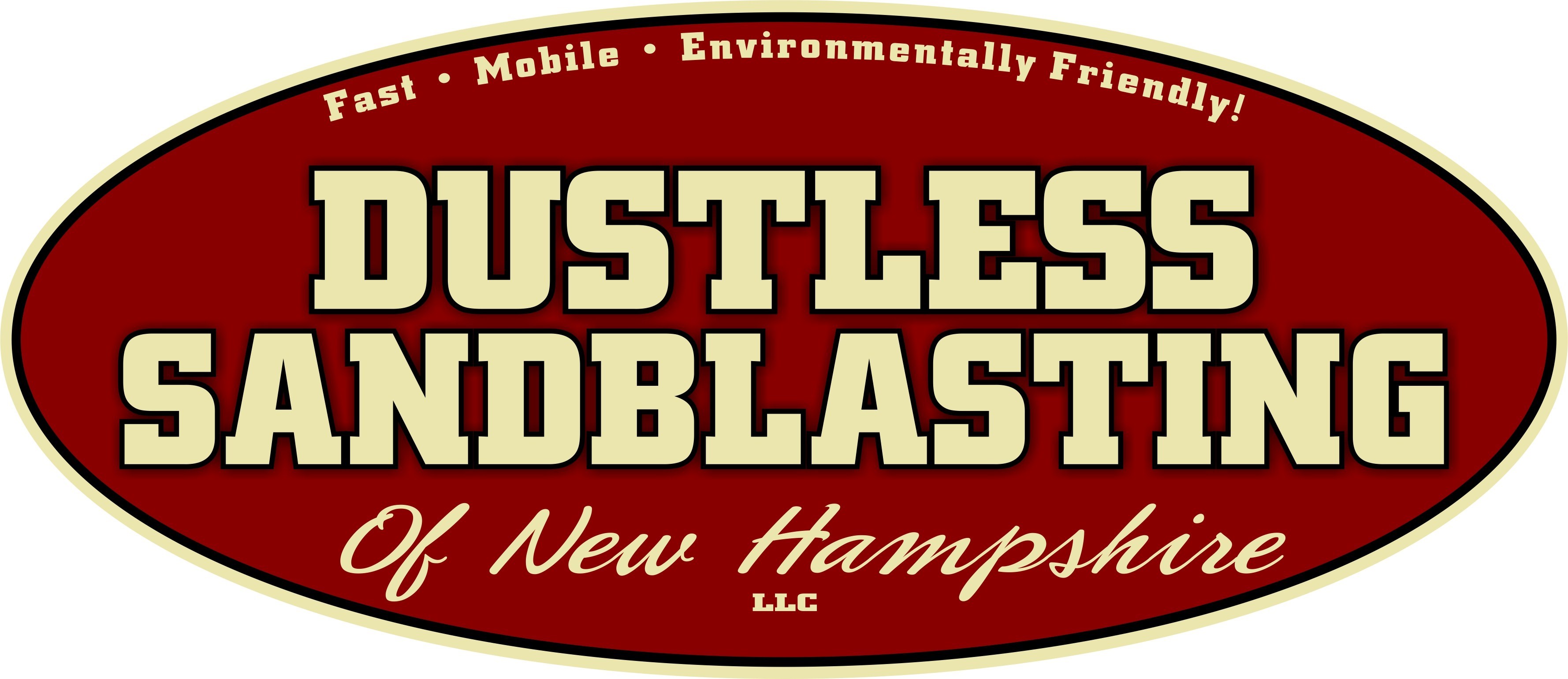 Dustless Sandblasting of NH logo