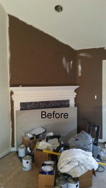 Living room before