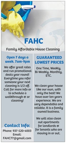 Family Affordable House Cleaning logo