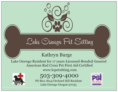 Lake Oswego Pet Sitting logo