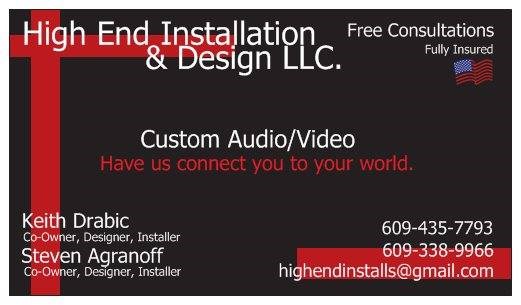 Avatar for High End Installation & Design