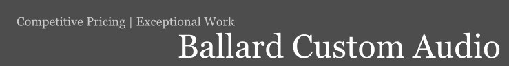 Logo for Ballard Custom Audio Inc