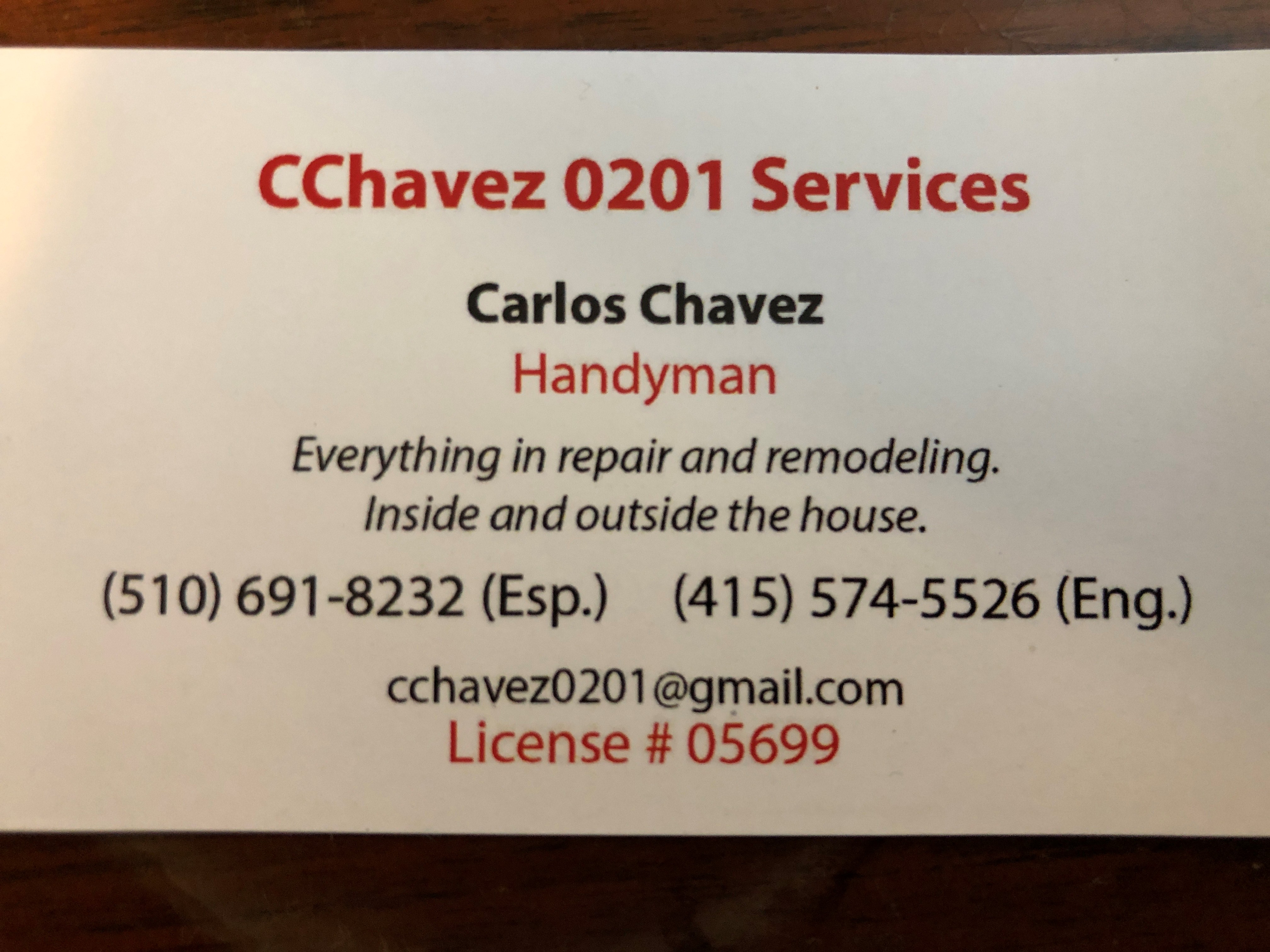 Logo for Cchavez0201services