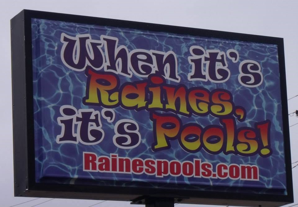 Logo for Raines Pools