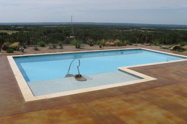 Exterior Acid Stained Concrete