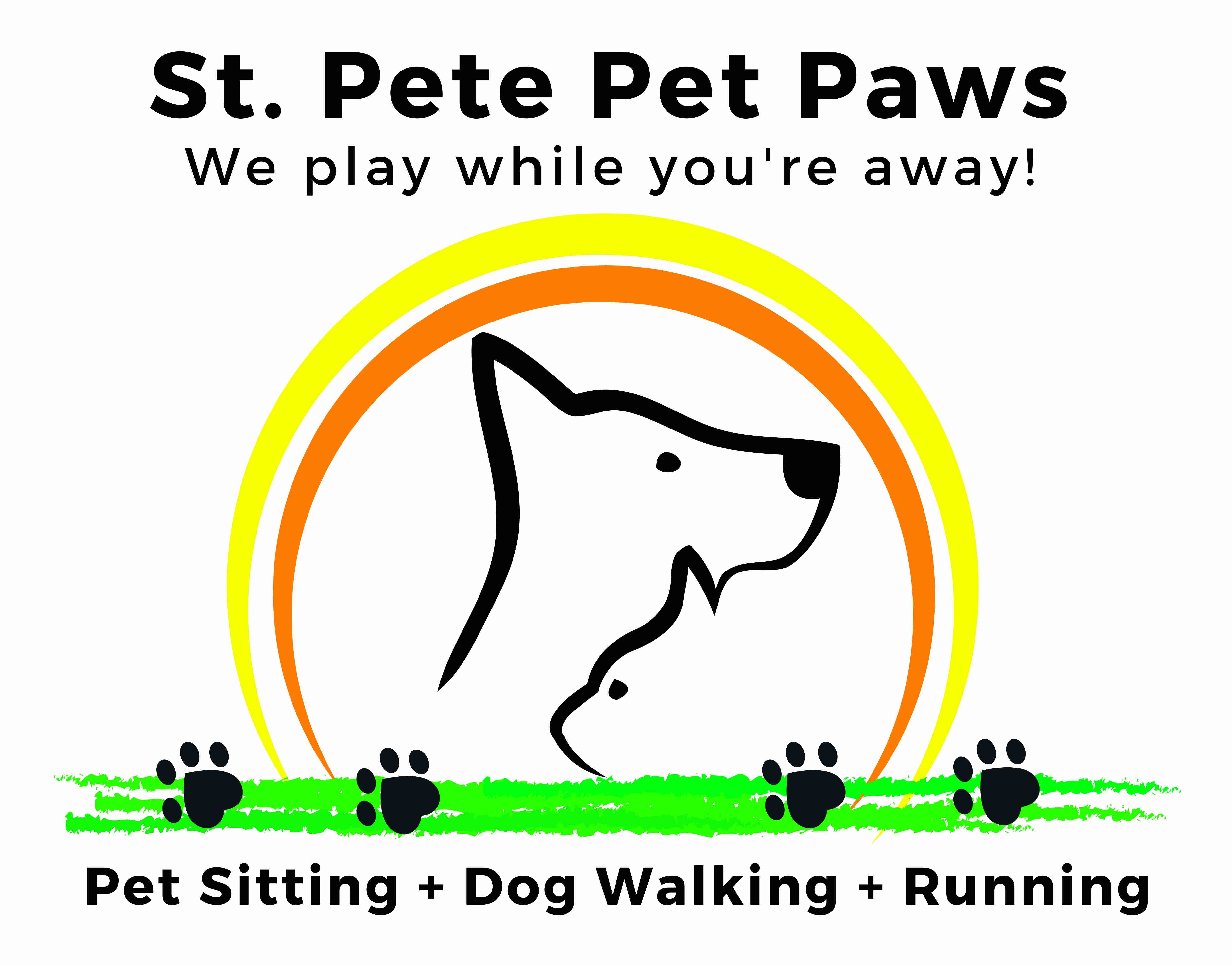 Logo for St. Pete Pet Paws