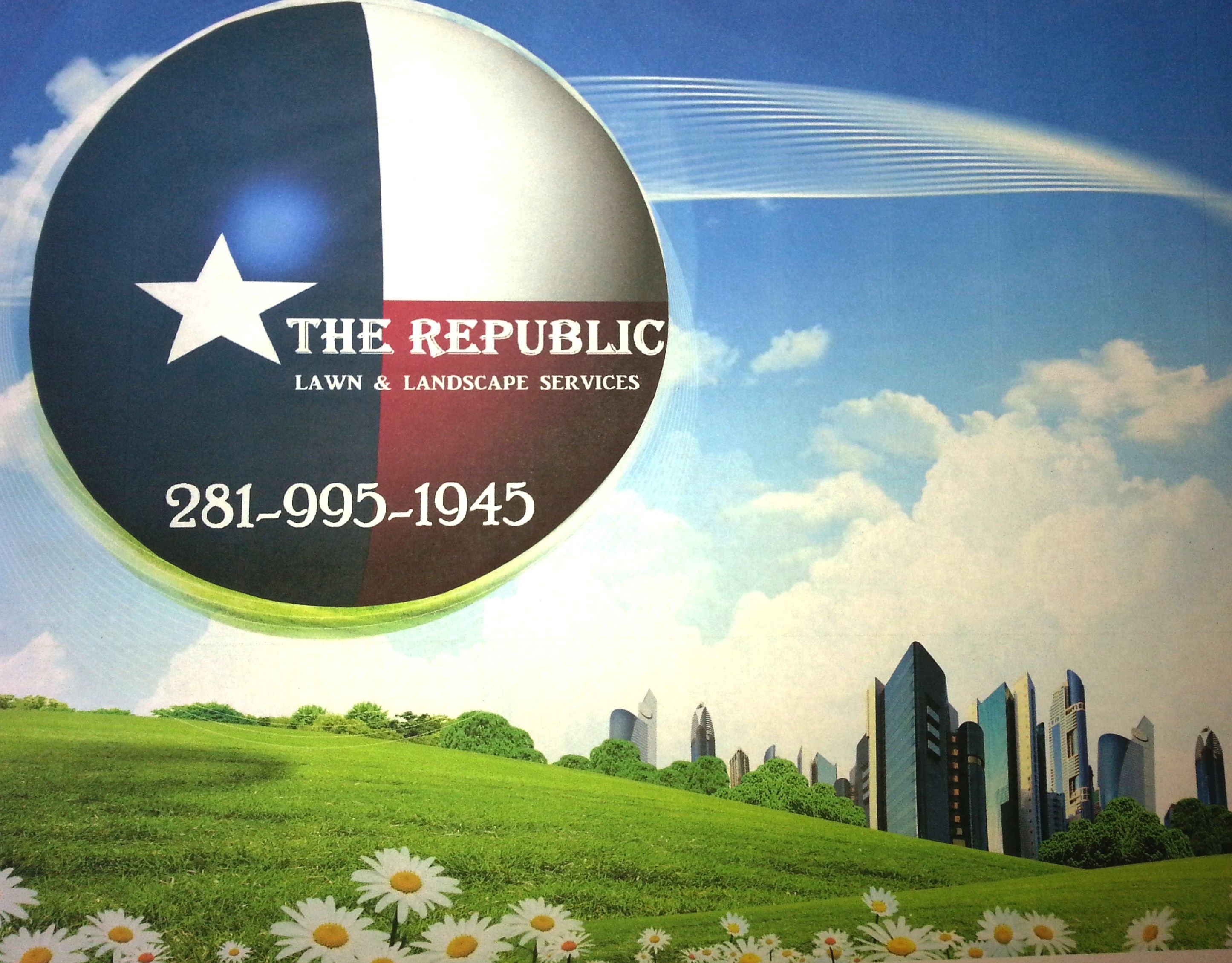 THE REPUBLIC LAWN & LANDSCAPE SERVICES logo