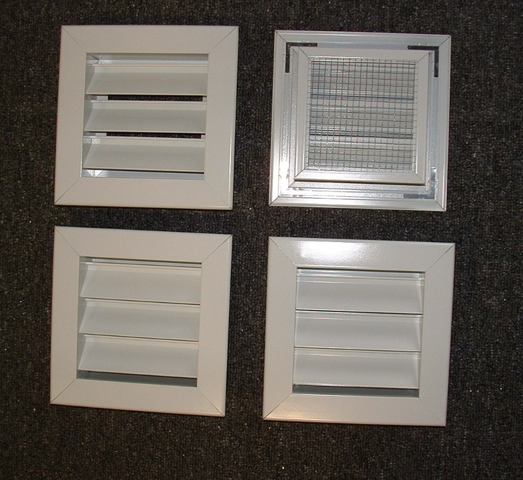 2"White Alum Louvers