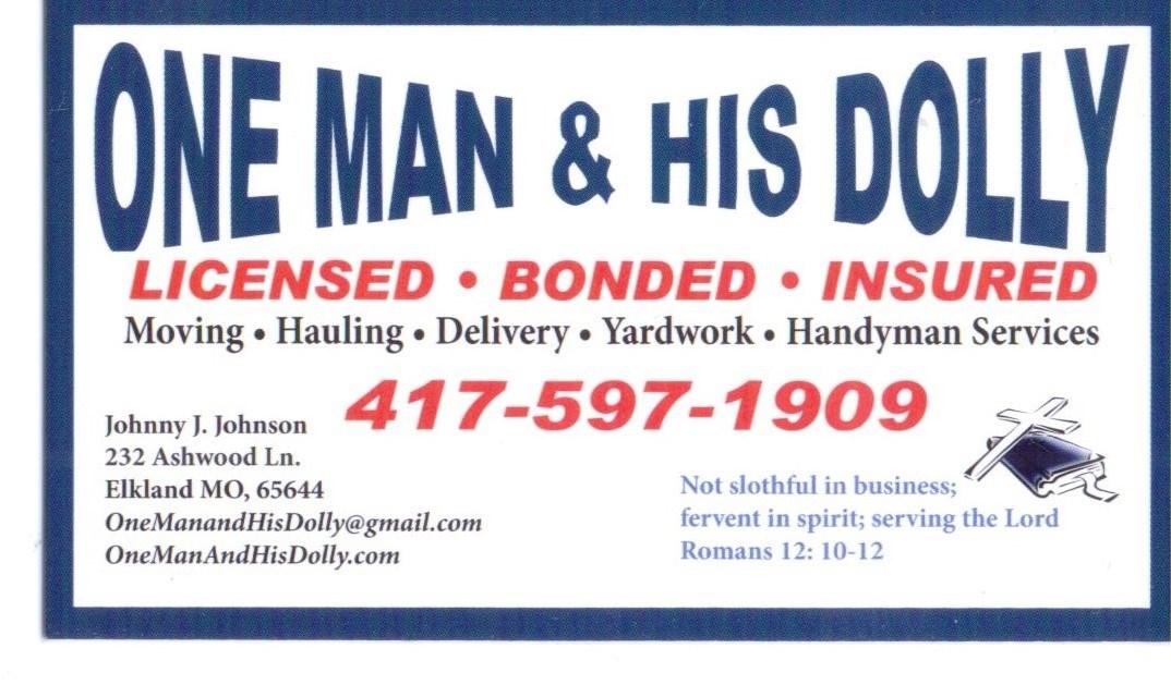 Logo for One Man & His Dolly