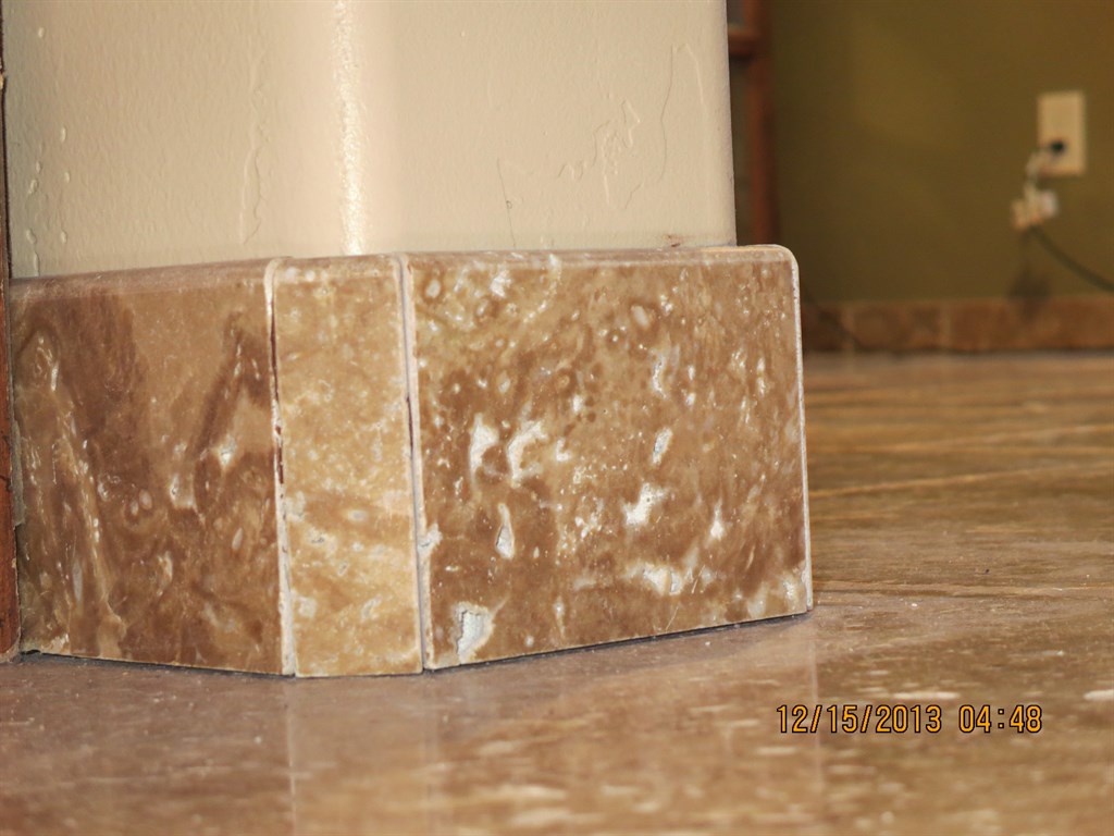 Travertine base