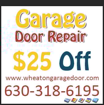 Logo for wheaton garage door