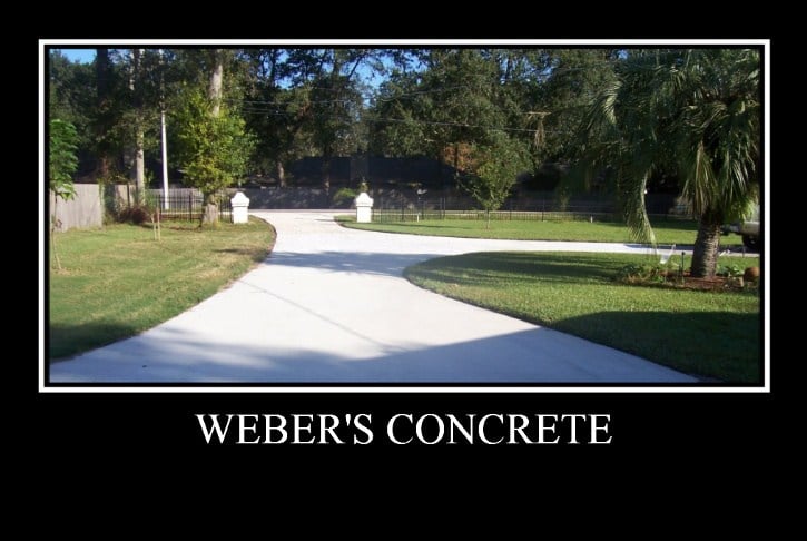 Logo for Weber's Concrete Construction LLC