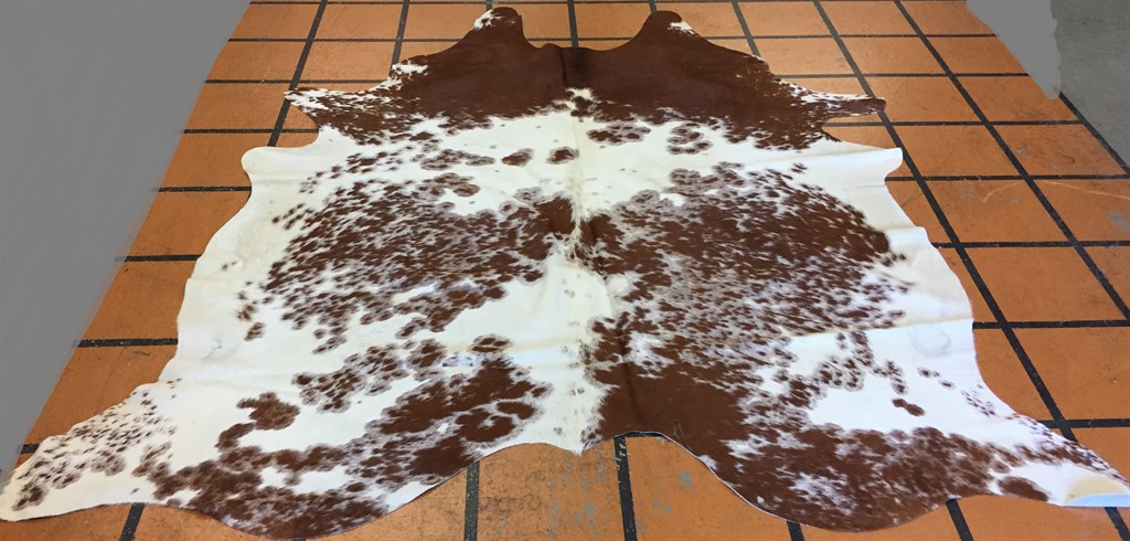 Brazilian Longhorn Red & White Cowhide 